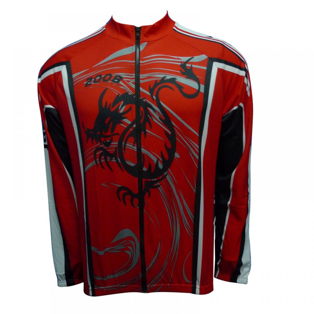 2008 DRAGON Winter Fleece long sleeves jersey Jackets