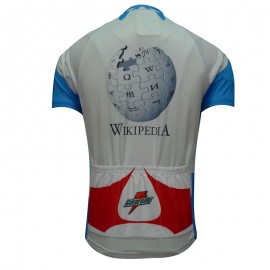 2012 Wikipedia white Short  Sleeve  Jersey