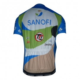 2012 SANOFI Team Short  Sleeve  Jersey
