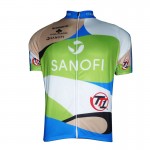 2012 SANOFI Team Short  Sleeve  Jersey