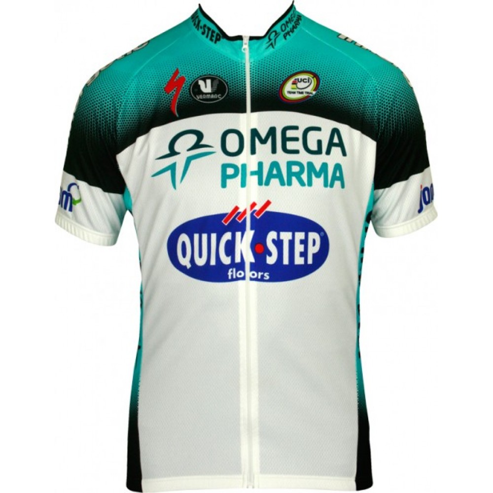 2013 OMEGA PHARMA-QUICKSTEP Vermarc professional cycling team Short sleeve Cycle jersey