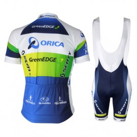 2013 Orica GreenEdge Cycle  jersey short sleeve + bib shorts kit