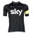 2013 SKY Victory short sleeve cycling jersey yellow armband