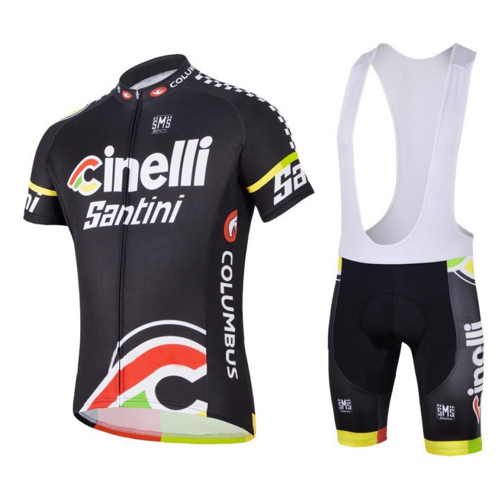 2014 Cinelli Short Sleeve Cycling Jersey +Bib Shorts Kit