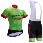 2017 Cannondale Cycling Team Kit Short Sleeve Jersey Padded Bib Shorts Set