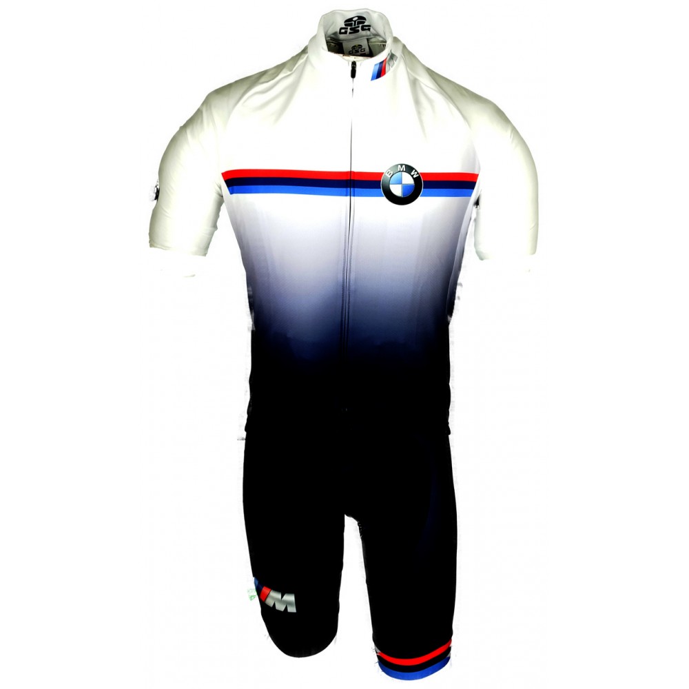 2019 BMW M Racing FZ Short Sleeve Cycling Jersey And (bib) Shorts