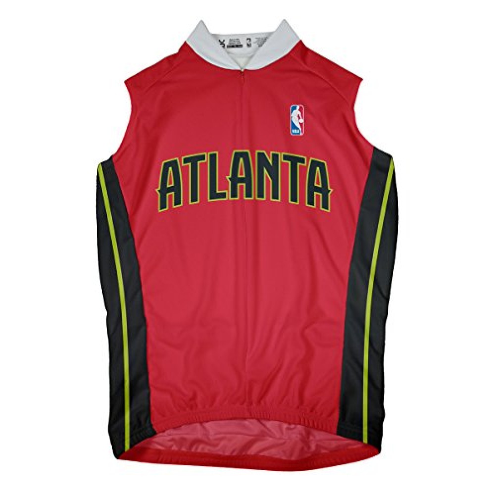 NBA Atlanta Hawks sleeveless red cycling jersey bike clothings vest