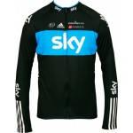 SKY 2012 PRO CYCLING Radsport-Profi-Team - Long  Sleeve  Jersey