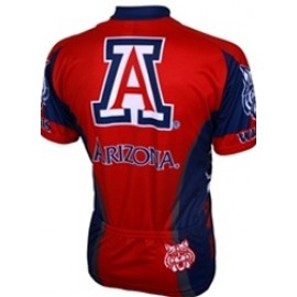 U of A, UA University of Arizona Wildcats Red Cycling Jersey
