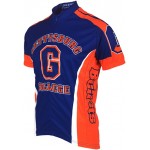 NCAA Gettysburg College Bullets Short Sleeve Cycling Jersey Bike Clothing Cycle Apparel Outfit Bicycle Shirts