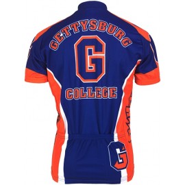 NCAA Gettysburg College Bullets Short Sleeve Cycling Jersey Bike Clothing Cycle Apparel Outfit Bicycle Shirts