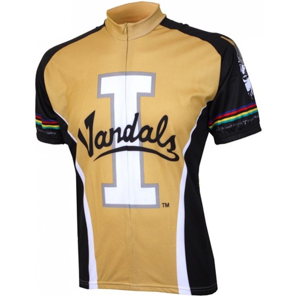 UI University of Idaho Gold Vandals Cycling  Short Sleeve Jersey