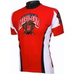 UMD University of Maryland Terrapins Cycling  Short Sleeve Jersey
