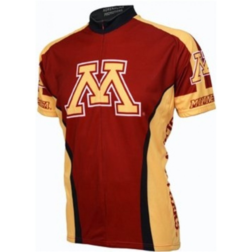 UMN University of Minnesota Gophers Cycling  Short Sleeve Jersey
