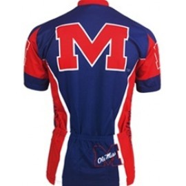 Ole Miss University of Mississippi Rebels Cycling  Short Sleeve Jersey