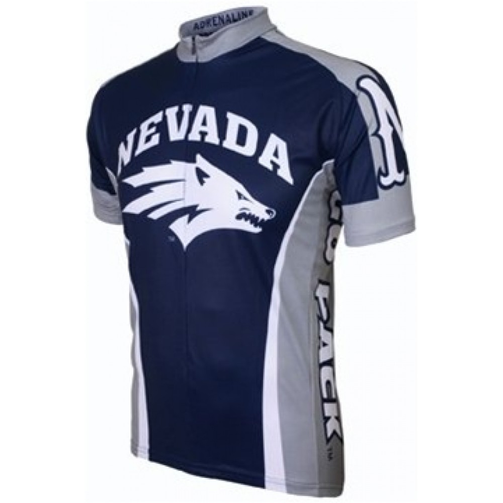 UNR University of Nevada Reno Wolf Pack Cycling  Short Sleeve Jersey