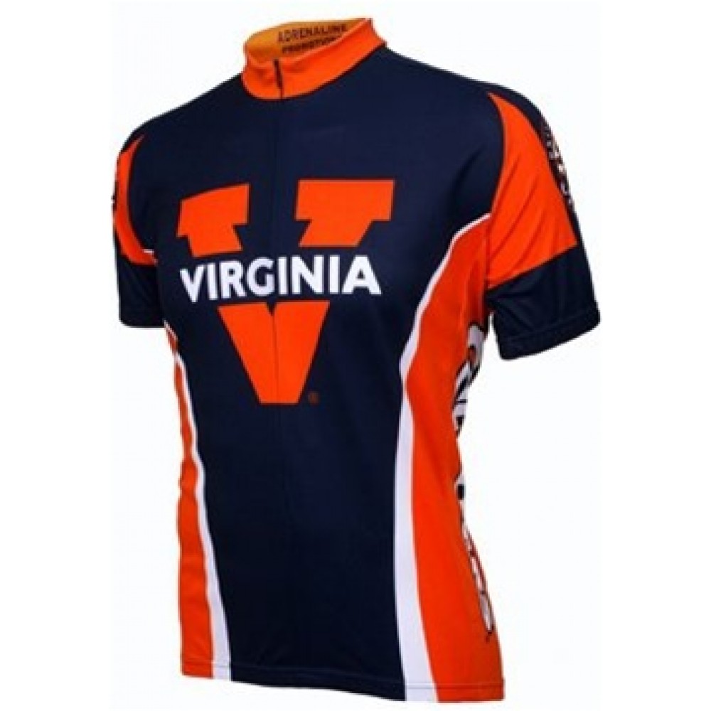 UVA University of Virginia Cavaliers Cycling  Short Sleeve Jersey