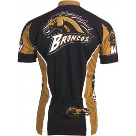 Western Michigan University Buster Bronco Cycling Short Sleeve Jersey