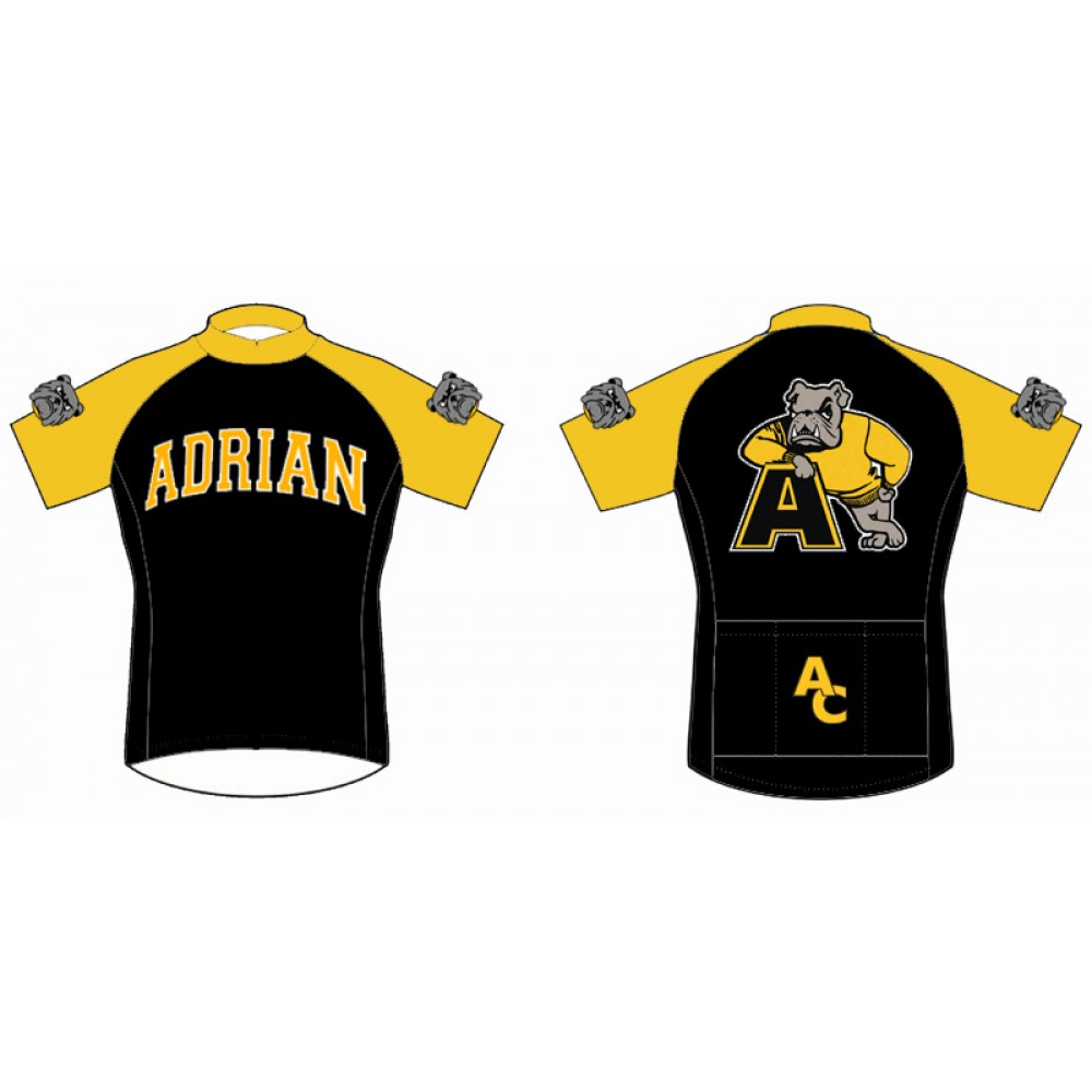 NCAA Adrian College Bulldogs Cycling Jerseys Bike Clothing