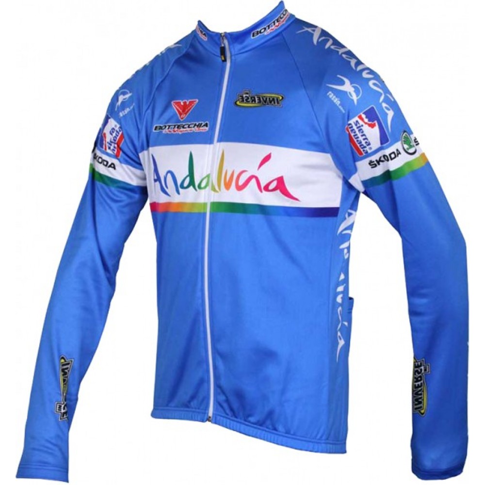 ANDALUCIA 2012 Inverse Radsport-Profi-Team Winter Long Sleeve Jersey Jacket