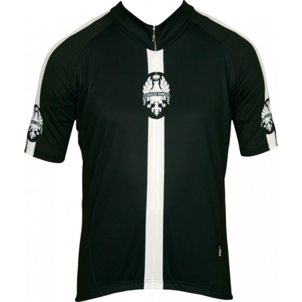 Bianchi Milano short sleeve jersey E12ALBEN1 black