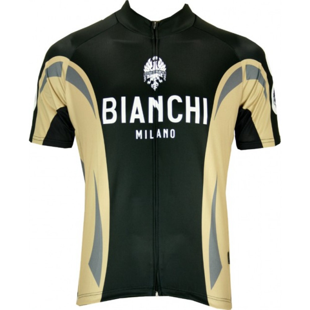 Bianchi Milano short sleeve jersey (continuous zipper) - NOVI