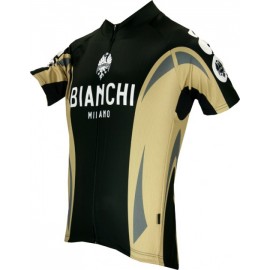 Bianchi Milano short sleeve jersey (continuous zipper) - NOVI