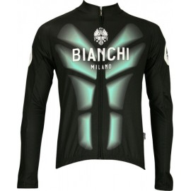 Bianchi Milano Winter Fleece long sleeves jersey MALTA black