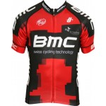 BMC RACING TEAM 2012 Hincapie Radsport-Profi-Team - Short  Sleeve  Jersey  Red