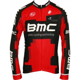 BMC RACING TEAM 2012 Hincapie Radsport-Profi-Team - Long Sleeve Jersey Jacket Black