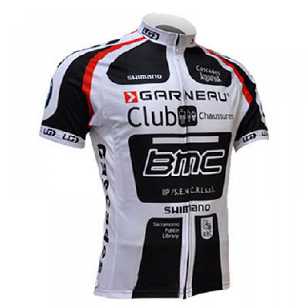 2011 Team BMC BLACK/WHITE  Short Sleeve Jersey