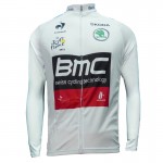 Team BMC WHITE Jersey Long Sleeve Tour De France 2012