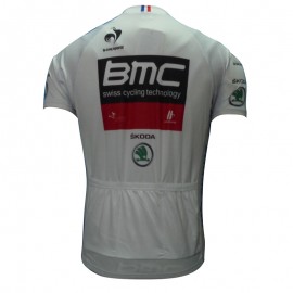 Team BMC WHITE Jersey Short Sleeve Tour De France 2012