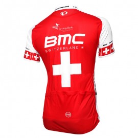 2013-2014 BMC RACING TEAM Proline Short Sleeve cycling Jersey Swiss Champion