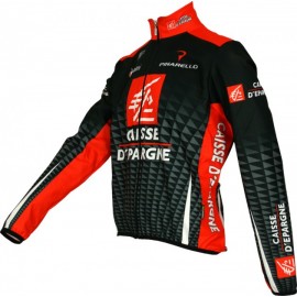 Caisse d'Epargne 2010 Radsport-Profi-Team Winter Fleece long sleeve jersey jacket