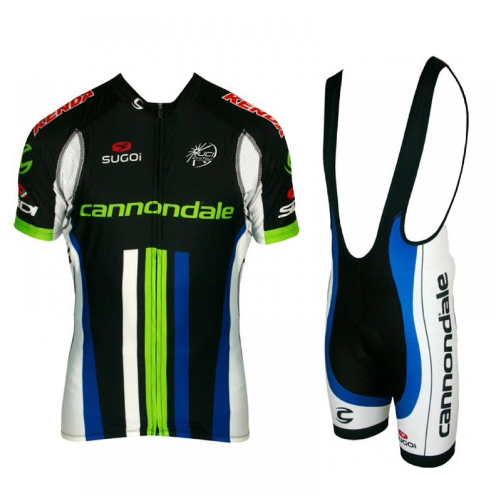 CANNONDALE PRO CYCLING Black Edition 2013 Sugoi professional cycling team - cycling jersey + Bib Shorts Kit