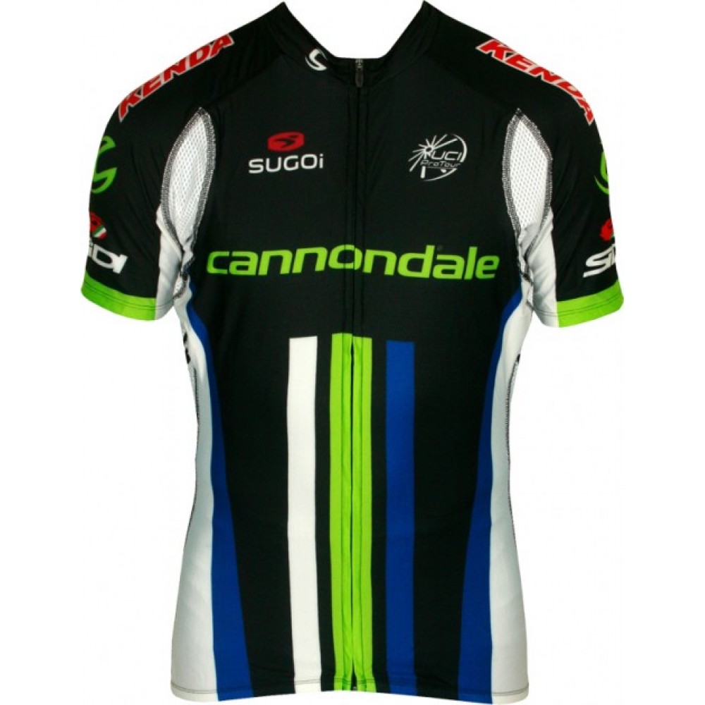 CANNONDALE PRO CYCLING Black Edition 2013 Sugoi professional Short Sleeve cycling jersey
