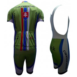 2013 Cannondale Slovenia Champion Bike Clothing Short Sleeve + Bib Shorts Kit