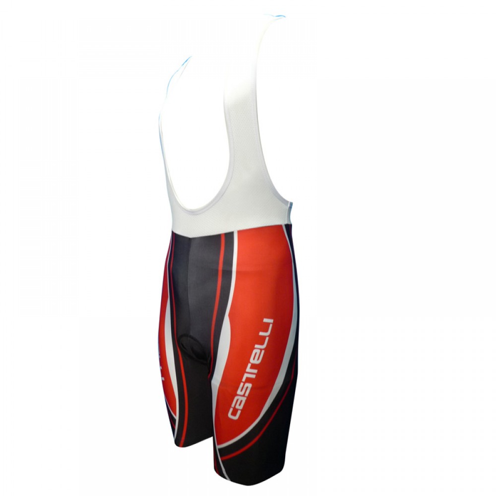 2012 New CASTELLI BLACK-RED Cycling bib shorts