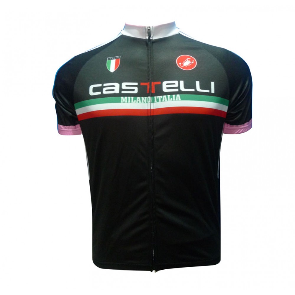 2012 CASTELLI BLACK Cycling short sleeve jersey