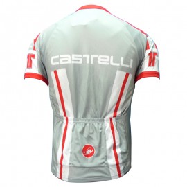 2012 CASTELLI RED-GRAY Cycling short sleeve jersey
