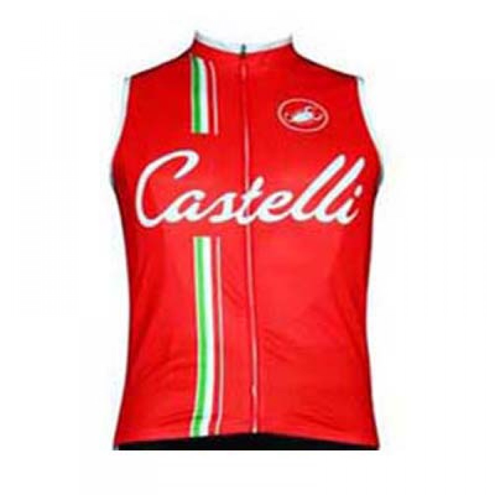  CASTELLI RED Windproof Vest