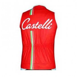  CASTELLI RED Sleeveless Jersey vest