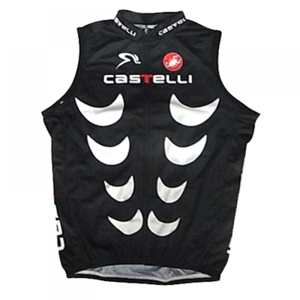  CASTELLI BLACK Sleeveless Jersey vest