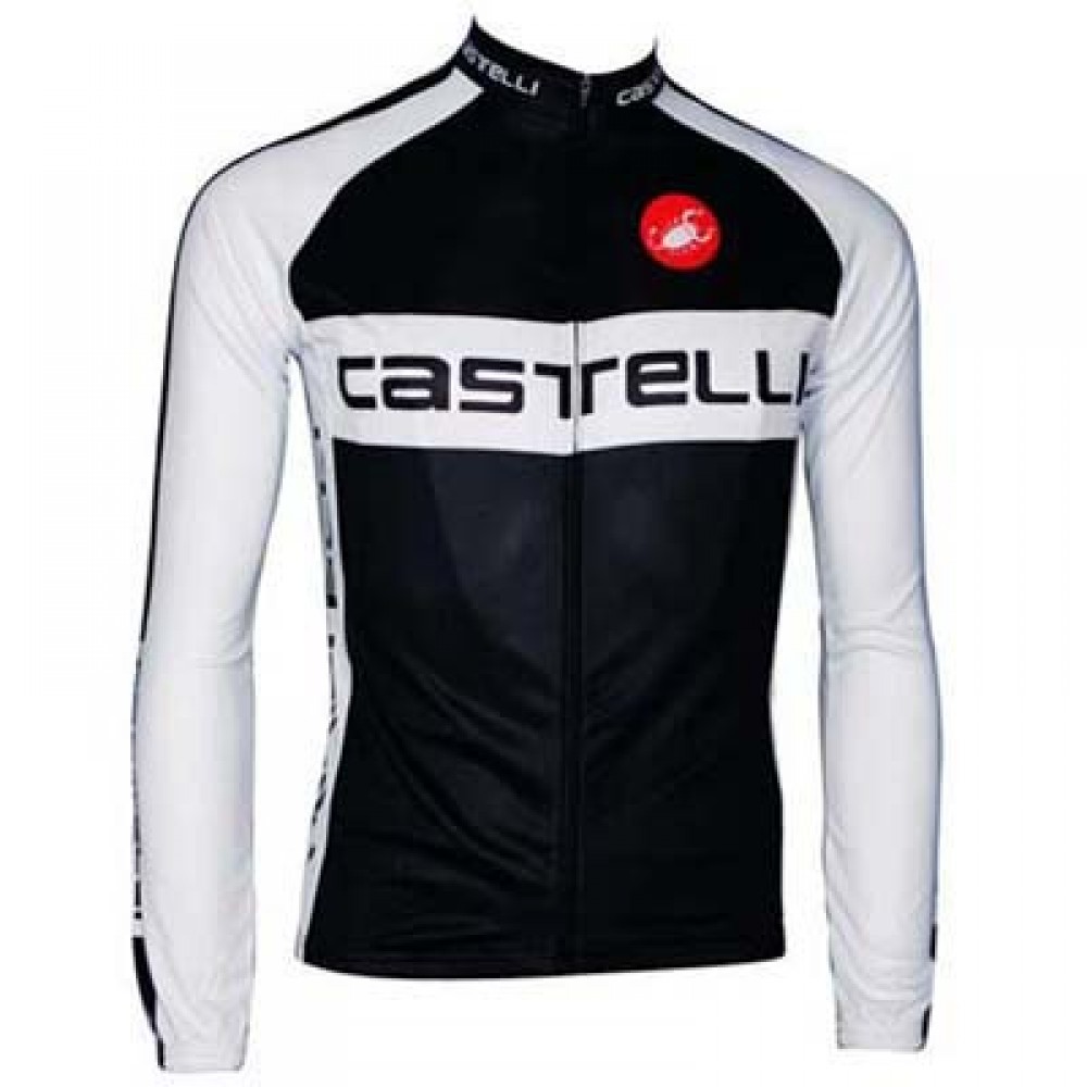 CASTELLI BLACK/WHITE Winter Jacket