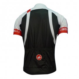 New CASTELLI RED-Black Cycling short sleeve jersey