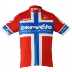 CERVELO Norwegian Champion 2011 Short Sleeve Cycling Jersey 