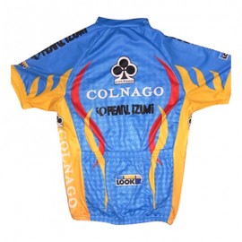 Team Colnago BLUE/YELLOW Cycling Short Sleeve Jersey