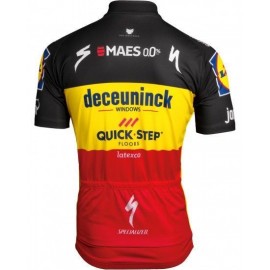 2019 Deceuninck-Quick-Step belgian champ Short Sleeve cycling Jersey bike clothing Cycle apparel Shirt