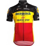 2019 Deceuninck-Quick-Step belgian champ Short Sleeve cycling Jersey bike clothing Cycle apparel Shirt